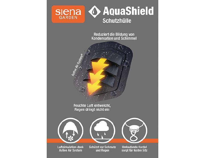 SIENA GARDEN AquaShield Schutzhülle Rundgrill